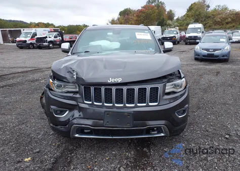 2015 Jeep Grand Cherokee Overland z USA, uszkodzony, nr VIN 1C4RJFCG0FC806900